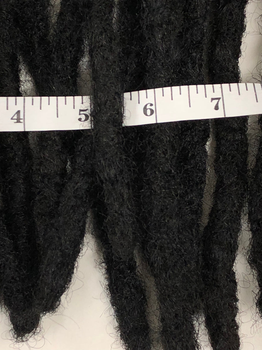 100% Human Hair Dreadlocks Handmade - Afro Kinky Large - Locsanity