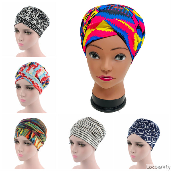 African Head Wrap Tube Turban Dreadlocks Loose Natural Short Very Long - Easy On