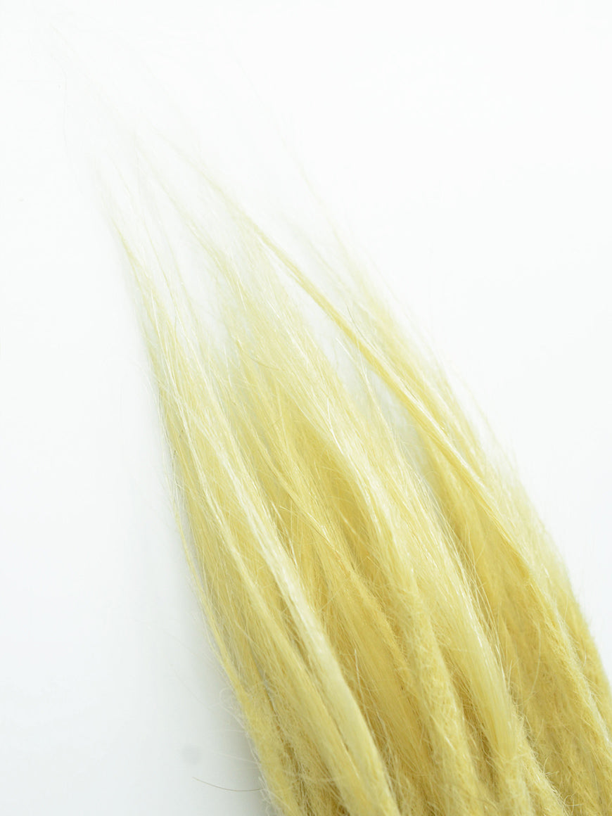 100% Human Hair Dreadlocks Handmade Single Ended - Straight Hair Medium - Locsanity